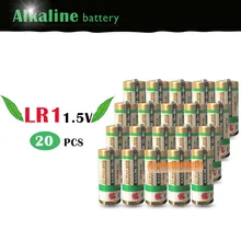 20pcs щелочная батарея 1,5 v сухая батарея модель LR1 N батарея AM5 E90 sperker/bluetooth/плееры батарея