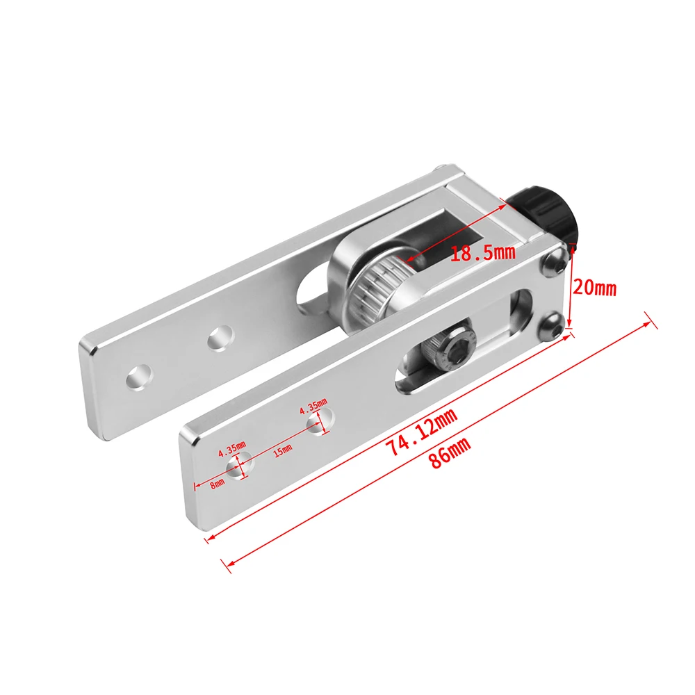 Обновление V-Slot профиль X-axis 2040 Y-axis синхронный пояс стрейч выпрямитель натяжения для Creality CR10 CR10S 3d принтер