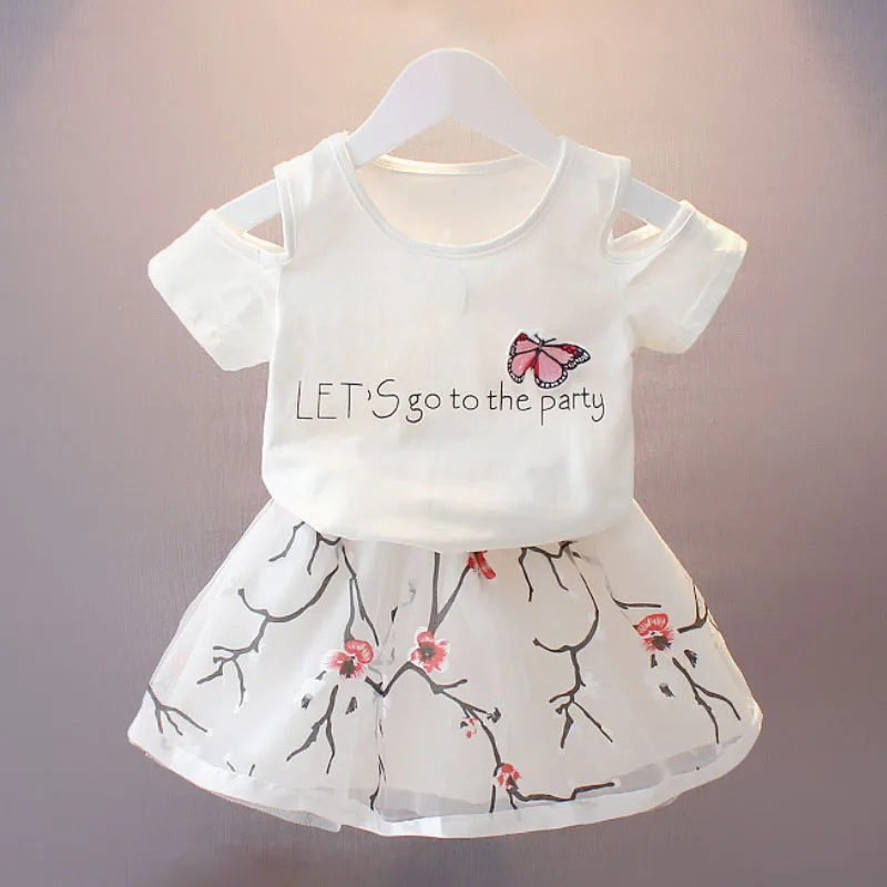 Футболка с коротким рукавом и вышивкой без бретелек|fashion kids clothes|kids clotheskids clothes fashion