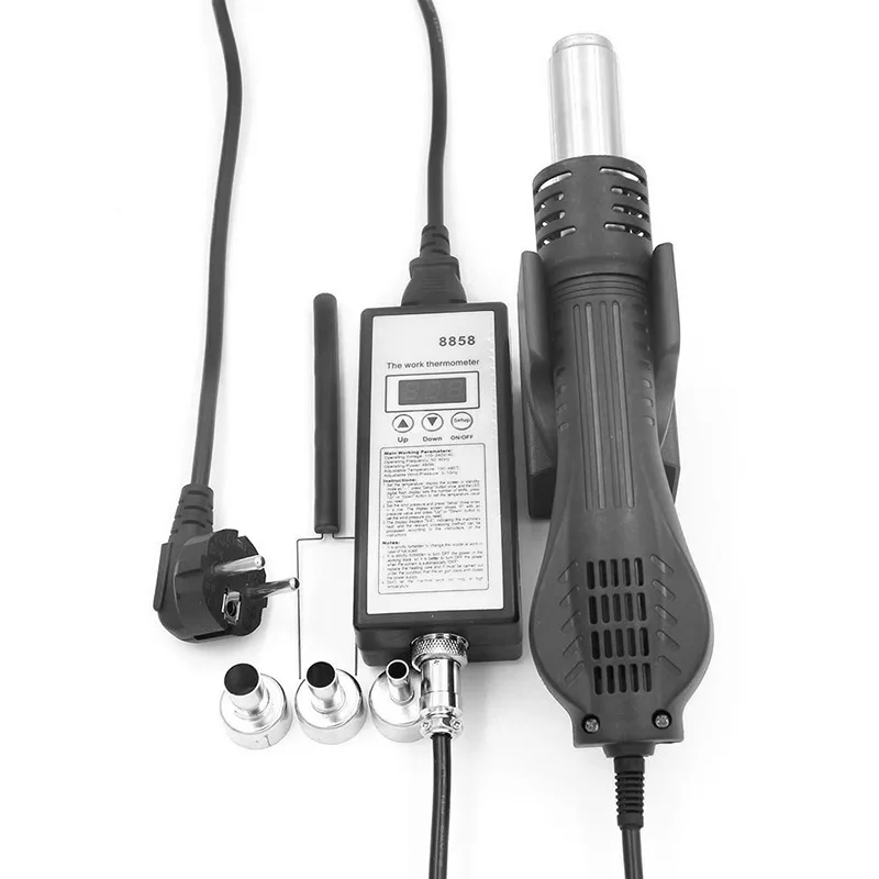 

220V Hot Air Solder Blower Rework Station Portable Heat Welding Tools L9 #2