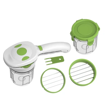 

5 in 1 Magic Nicer Quick Stainless Steel Vegetable Dicer Chopper 5 in 1 Multi-Functional Kitchen Onion Vegetable Cutter Slicer
