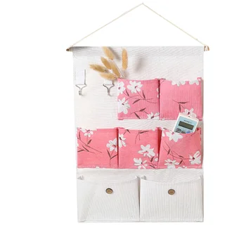 

2020 New 7-cell Hanging Bag Foldable Hanging Wall Dormitory Hanging Storage Organizer Hanging Debris Storage Bag
