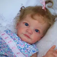 

60cm Large Size Rebirth Dolls Tobiah 100% Hand-painted Doll Paint 3d Skin Multi-layer Painting with Visible Veins Christmas Gift