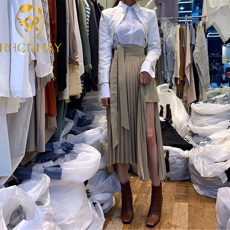 Женский подиумный костюм из 2 предметов подиумная рубашка с длинным рукавом и