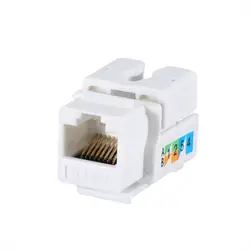 50 шт. Универсальный Cat6 RJ45 Keystone Jack дырокол-вниз стенд Ethernet модуль муфта NC99