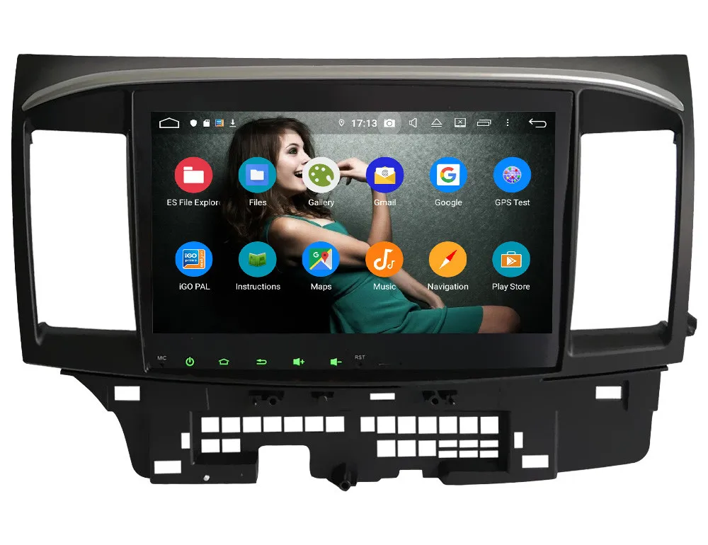 Klyde 10," ips 4G Android 9,0 Восьмиядерный 4 Гб ОЗУ 64 Гб ПЗУ DSP BT автомобильный DVD мультимедийный плеер радио для Mitsubishi Lancer 2006