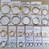Wholesale 22Pairs  Hoop Earrings For Women Stainless Steel Wedding Jewelry 1