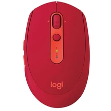 Мышь Logitech M590 красный оптическая(1000dpi) silent беспроводная BT для ноутбука(7but