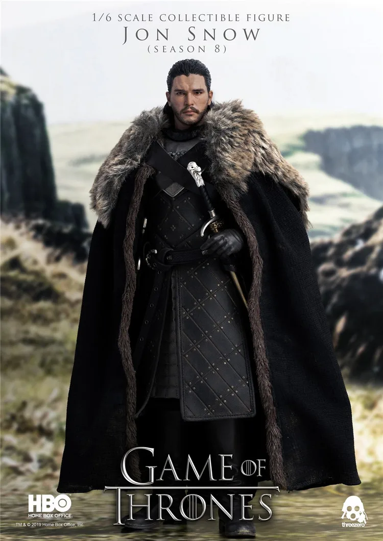 В наличии Threezero HBO Игра престолов Джон Сноу Сезон 8 1/6 фигурка Aegon Таргариен|Игровые