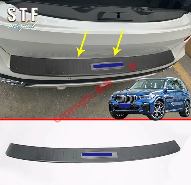 

Carbon Fiber Style Rear Bumper Sill Protector For BMW X5 G05 2019 2020 Car Accessories Stickers