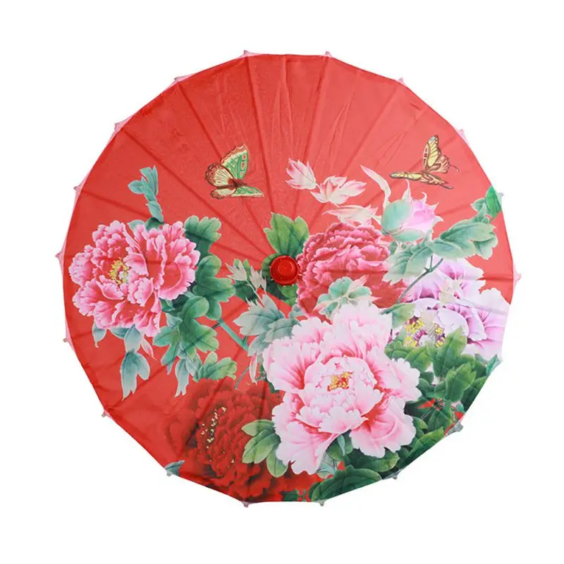 Художественный зонтик китайский Шелковый тканевый Зонтик Классический стиль декоративный зонтик масляная бумага окрашенный зонтик - Цвет: A7