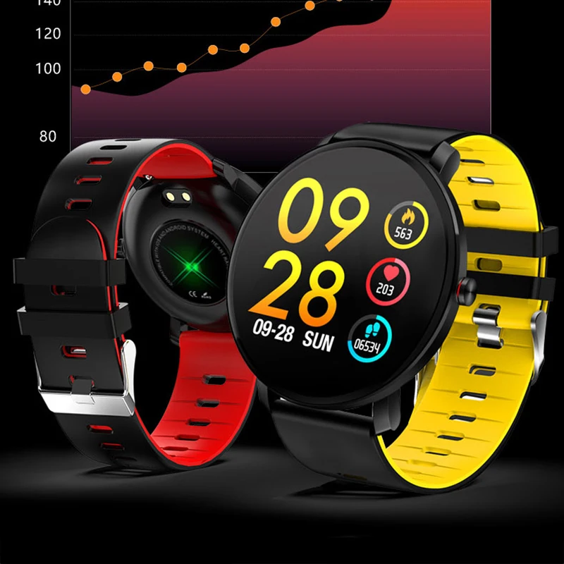 Смарт-часы Timewolf с Bluetooth, мужские водонепроницаемые IP68 Смарт-часы для фитнеса, сердечного ритма, IP68 Водонепроницаемые Смарт-часы для IOS Android