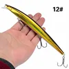 16 Colors 18cm 24g Minnow Fishing Lure Laser Crankbait Hard Artificial Bait Plastic Big Fake Fish Lures Sea Fishing Bait 6