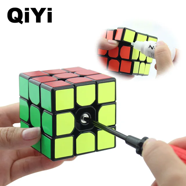 QiYi Professional 3x3x3 Magic Cube Speed Cubes Puzzle Neo Cube 3X3 Magico Cubo Adult Education Toys For Children Gift MF3SET 3