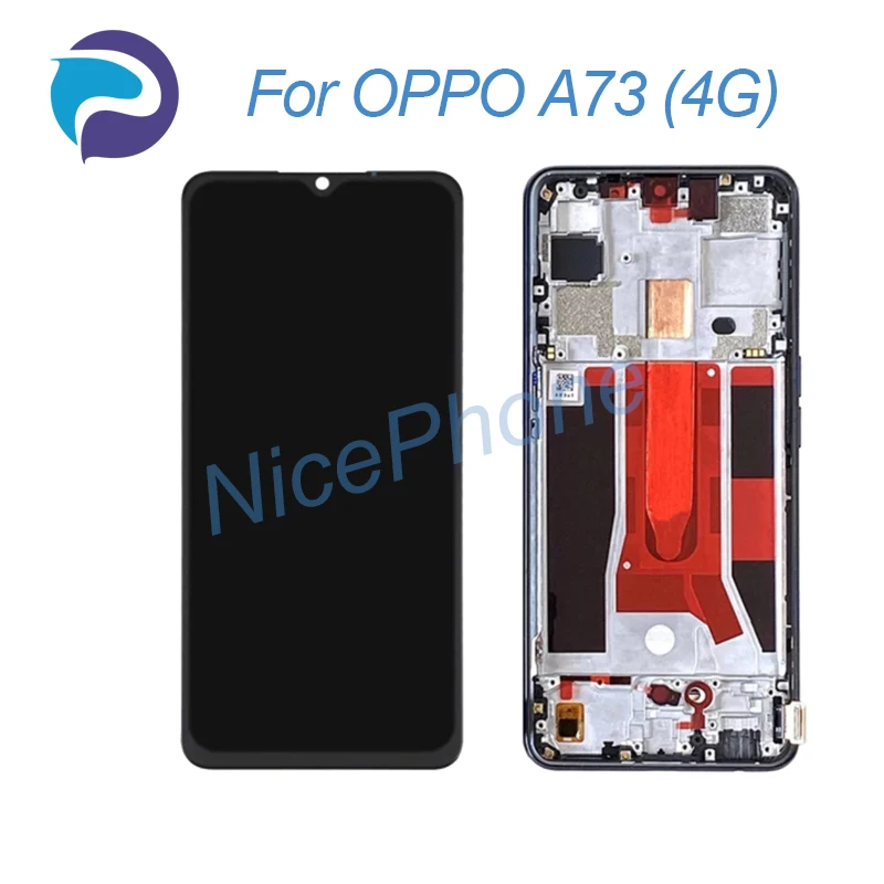the best screen for lcd phones android for OPPO A73 LCD Display Touch Screen Digitizer Assembly Replacement 6.44" CPH2099 A73 4G 2020 Screen Display LCD the best screen for lcd phones cheap Phone LCDs