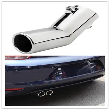 

Universal 51mm Car Flat Round Bending Exhaust Muffler Pipe Rear Tail Pipes Replacement Stainless Steel Tip Tail Throat A191