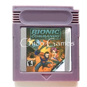 

Bionic Commando Elite Forces Video Game Memory Accessories Cartridge Card for 16 Bit Console