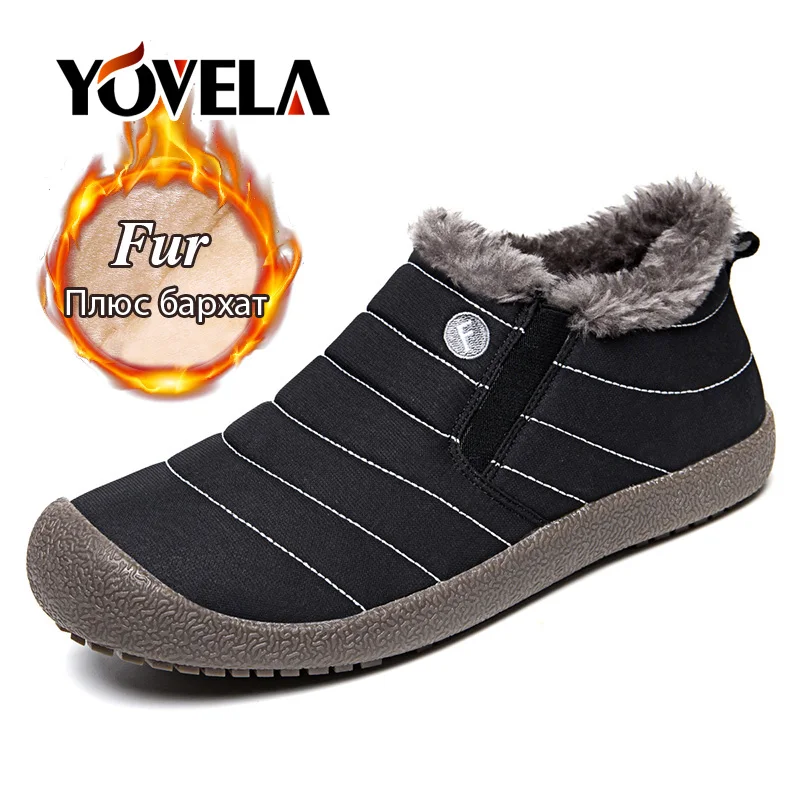 

Women Winter Warm Plush Snow Boots Unisex Ankle Boots Fashion Waterproof Boots Women Quality Winter Casual Sexy Flat Boots 35-46