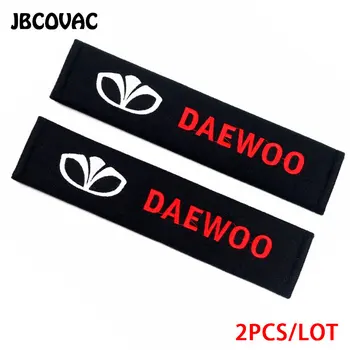 

2pcs/lot Car Universal Accessories Auto Sticker Pure Cotton Cover Styling Case For Daewoo Badge Winstom Espero Nexia Matiz Lanos