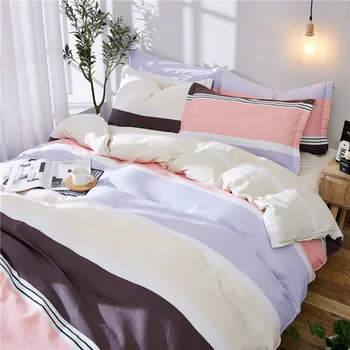 

Cotton Cotton Denim Bed Linen Quilt Three Sets of Simple Bedding Winter Bedding