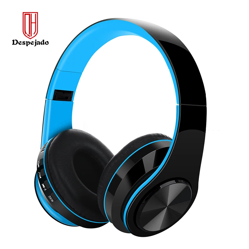 Qh14 Floding Bluetooth 5 0 наушники Игровые с креплением на голову Беспроводная гарнитура HIFI
