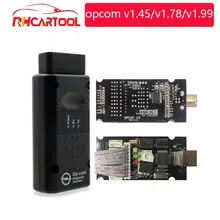 Op com V 1,70 V 1,99 mit PIC18F458 FTDI op-com OBD2 Auto Diagnose werkzeug für Opel OPCOM KÖNNEN BUS V 1,7 v 1,78 kann-update
