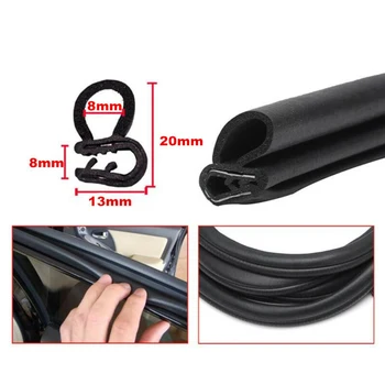 

Replacement Car Sealing Strip Black 300cm Decoration Moulding Door Edge