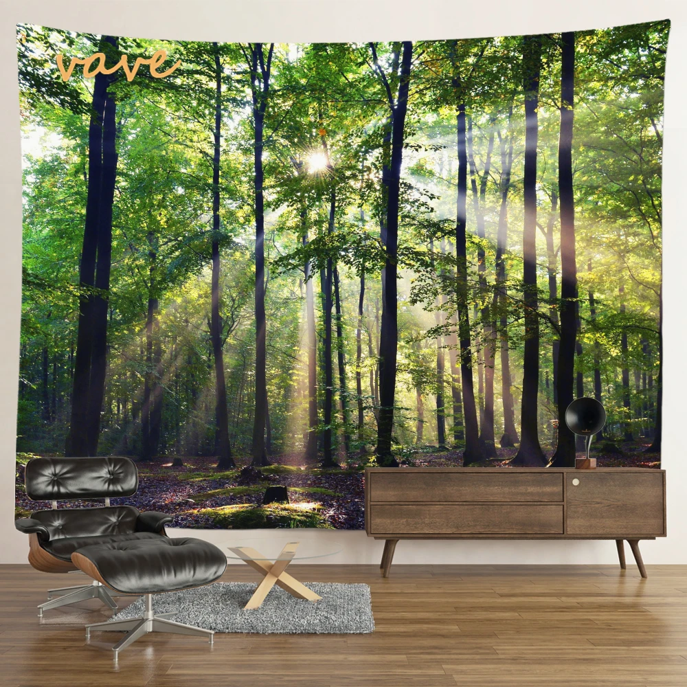 Fantasia mundo floresta cenário anime tapeçaria hippie flor tapetes de  parede dormitório decoração arte decoração para casa - AliExpress