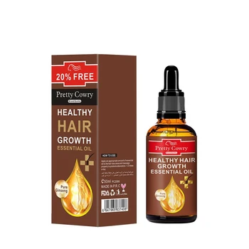 

New Ginger Ginseng Essential Oil Hair Growth Liquid Nourishing Scalp Hair Root Anti-Hair Loss Hair Growth Liquid