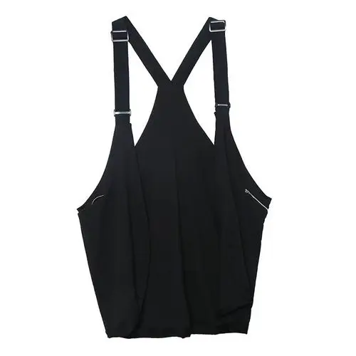 black ZYQ1887 HG офисный жилет женский светло-серый карманы свободный модный хип хоп Уличная Топ осенний черный жилет пальто женщина ZYQ1887 - Цвет: black ZYQ1887