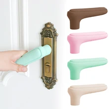 2PCS Silicone Knob Accessories Door Handle Cover Baby Safety Easy Install Anti Collision Non Slip Decorative Soft Protective