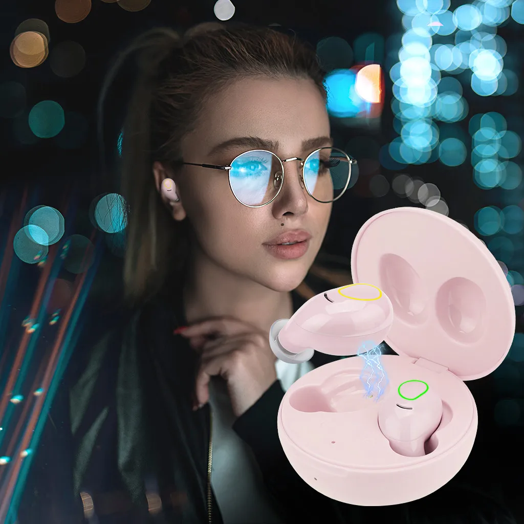 Mosunx Bluetooth V5.0 наушники беспроводные наушники стерео Спортивные Беспроводные гарнитуры наушники гарнитура для iPhone Xiaomi
