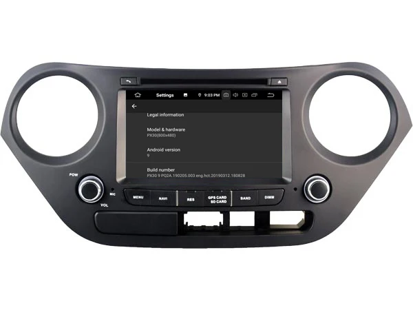 PX5 Octa(8)-Core Android 9,0 автомобильный dvd-плеер для HYUNDAI I10- автомобильный аудио gps Мультимедиа Навигация