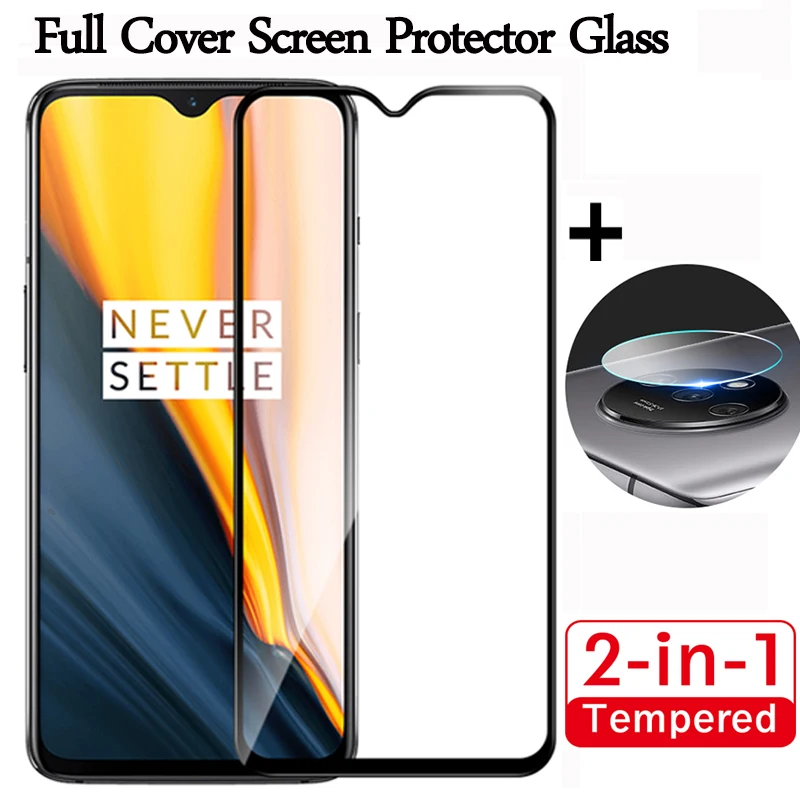 2 в 1 Защитное стекло для камеры и экрана oneplus 7 t | Мобильные телефоны аксессуары
