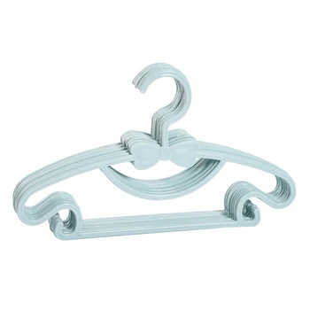 

30pcs Space Saving Pants Home Non Slip Baby Skirt Dress Cute Nursery Mini With Bowknot PP Ultra Thin Kids Clothes Hanger