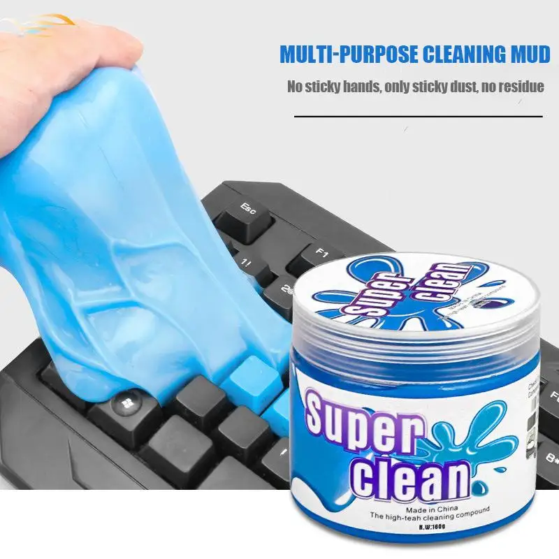 AOZBZ Car Cleaning Glue Laptop PC Computer Keyboard Slime Jelly Gel Compound Dust Wiper Cleaner Car Interior Car Accessories