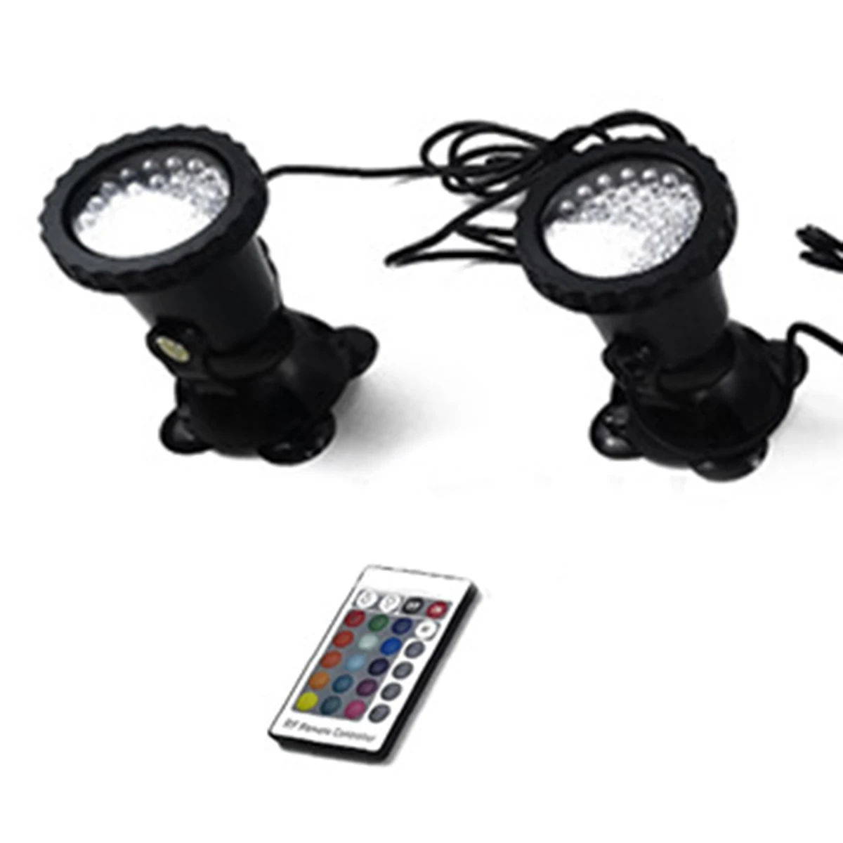 2-in-1 Aquarium Light Submersible Underwater Light with Remote Control for Fish Tank Garden recessed spotlights