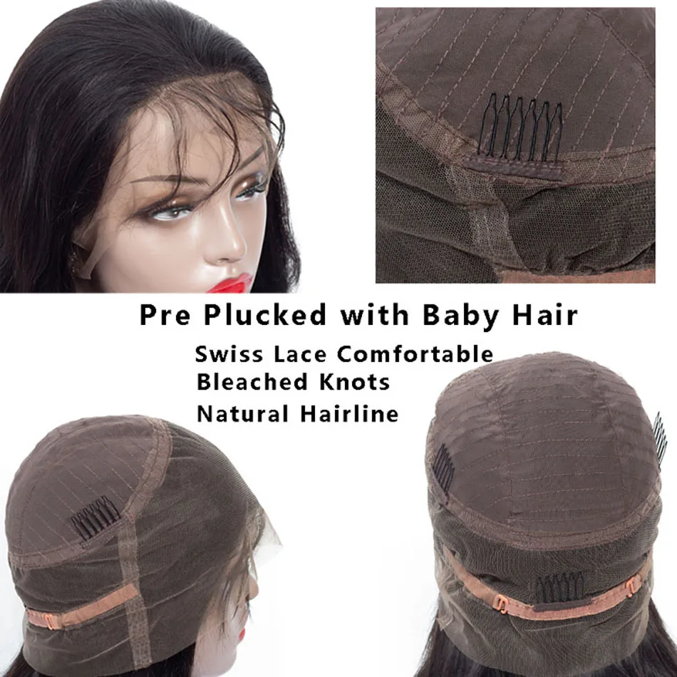 360 Lace Frontal Wigs Brazilian Water Wave Wig Pre Plucked 360 Full Lace Wigs 30inch Wet and Wave Human Hair Beliself Hair