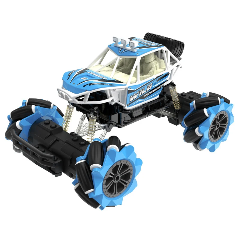 Дрифт дистанционного управления альпинистская игрушка автомобиль 4WD RC автомобиль 1:16 2,4G колесо мекания Горизонтально дрейф от orad robomaster Байк - Цвет: 618blue