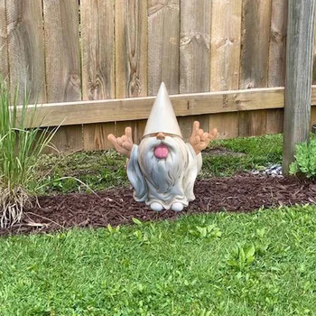 

Christmas Decorations Santa Claus Dolls Standing Christmas Figurine Holiday Decoration Ornaments Layout Window Decoration