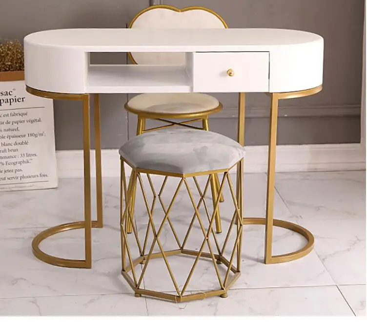 Nail table and chair set single and double nail table paint