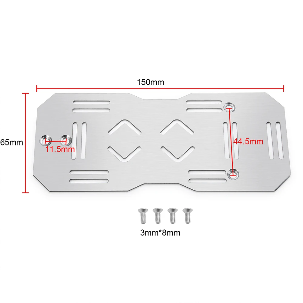 Yeahrun Edelstahl Chassis Panzerung Achse Hecks toß stange Schutz Unter fahr schutz für TRX-6 G63 6x6 1/10 RC Crawler Auto Upgrade Teile – Detail 5
