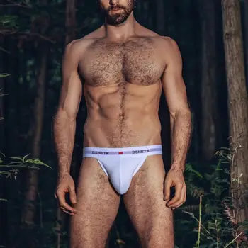 

Soft Underpants Men Fashion Splicing Shorts Sexy Underwear Solid costume homme briefs push up buttock mutande uomo sexy