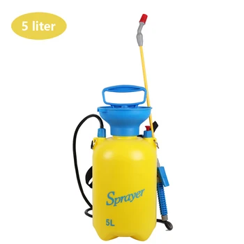 

Drop Shipping 5L Garden Knapsack Sprayer Pump Action Pressure Sprayer With Pressure Release Valve Yellow And Red