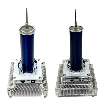 

Music Tesla Coil with Acrylic Base Shell Arc Plasma Loudspeaker Wireless Transmission Experiment Desktop Toy Model