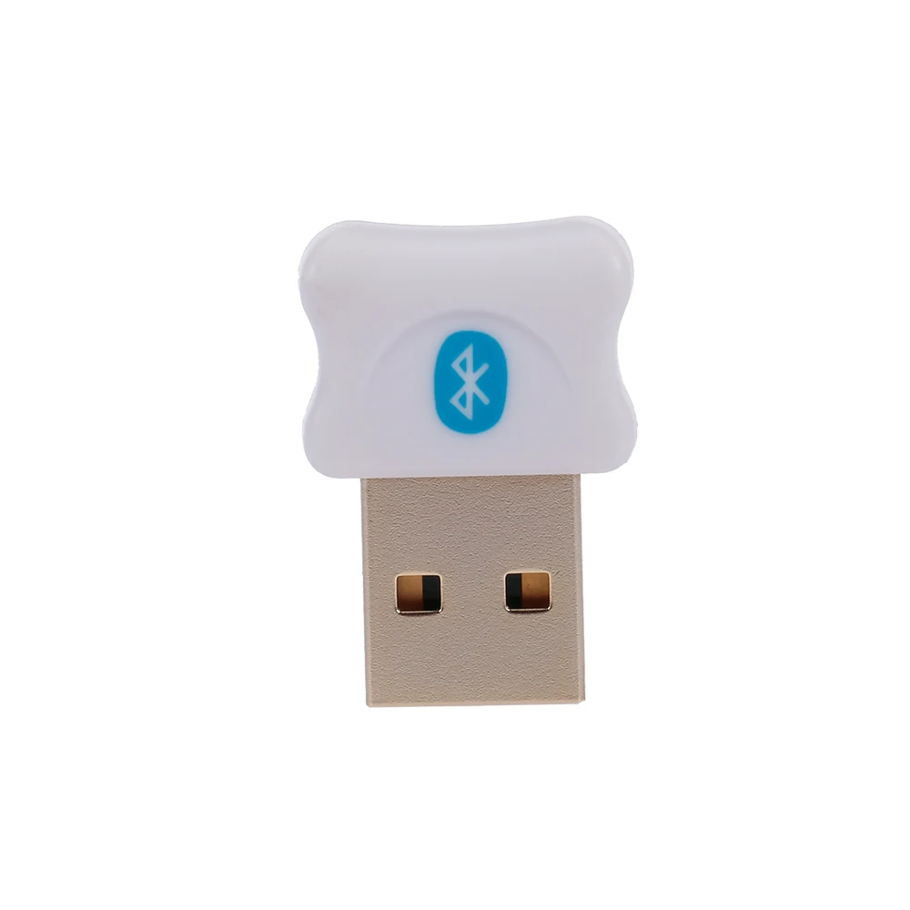 Белый BT V5.0 USB Dongle адаптер музыкальный приемник передатчик для windows XP/7/8/10/Vista черный - Цвет: Белый