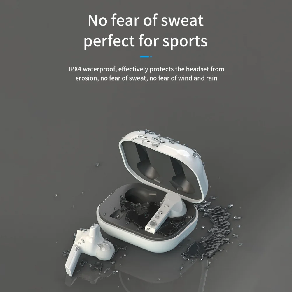 Mini Wireless Bluetooth 5 0 HiFi In Ear Earphones Sports Earbuds for iOS Android