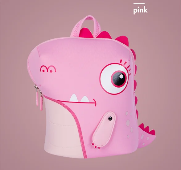 NOHOO mochila infantil, детские школьные сумки, милый детский рюкзак с защитой от потери, школьный рюкзак, рюкзак для детей, детские сумки - Цвет: pink