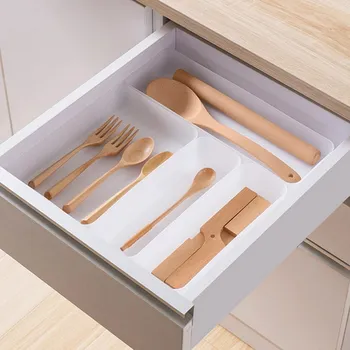 

1 set Adjustable Drawer Style Make Up Storage Box Plastic Sundries Cosmetic Container Divider Desktop Sundries Finishing Box