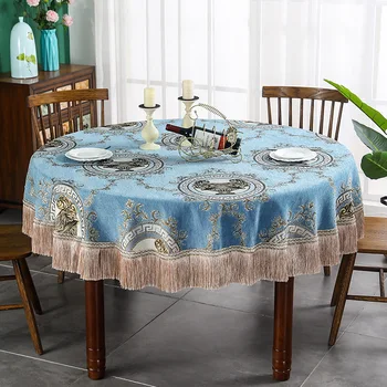 

Chenille Tassels Hotel Home Tablecloth Tablecloth round Tablecloth Table Cloth Drape Drape a Generation of Fat